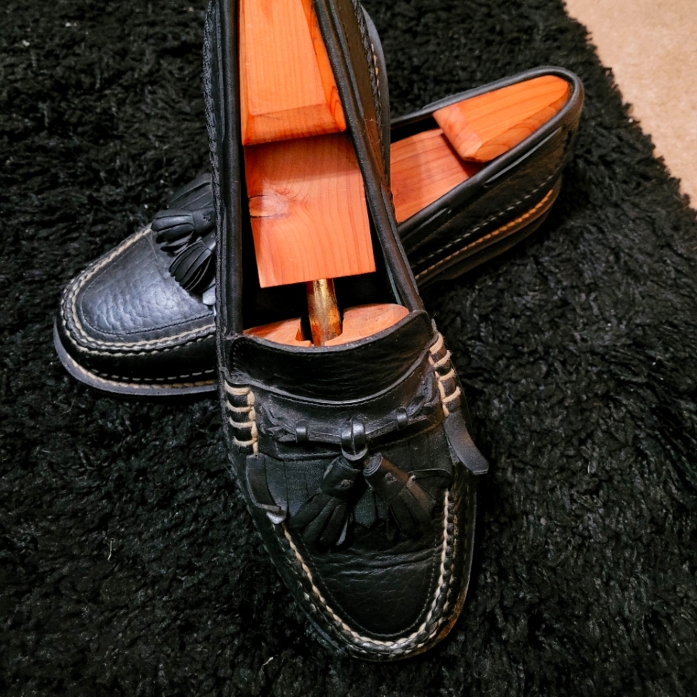 H.S. Trask Bison Tassel Loafers